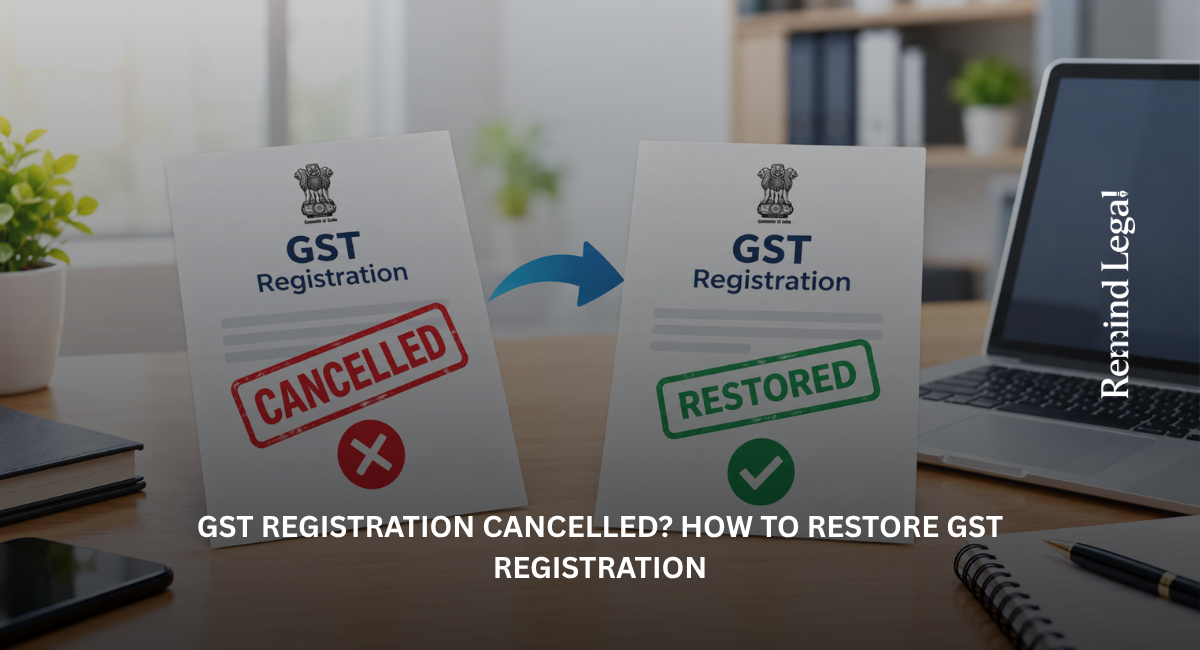 GST Registration Cancelled